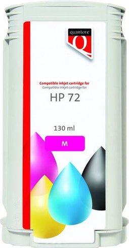Inkcartridge Quantore alternatief tbv HP 72 C9372A rood | 1 stuk