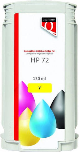 Inkcartridge Quantore alternatief tbv HP 72 C9373A geel | 1 stuk