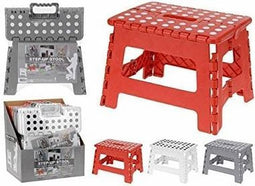 Inklapbaar Krukje- Opstapkruk - Opstapje| Opvouwbaar - 22 cm Kleur: assortie
