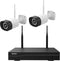 Inkovideo INKO-22M IP-Bewakingscameraset WiFi 4-kanaals Met 2 camera's 1920 x 1080 Pixel