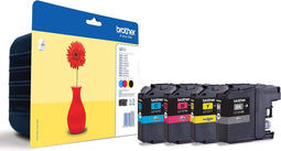 Inktcartridge brother lc-121valbp zwart +3 kleuren | Blister a 4 stuk | 4 stuks