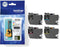 Inktcartridge brother lc-421xl zwart + 3 kleuren | 4 stuk | 4 stuks