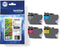 Inktcartridge brother lc-422xlval zwart 3 kleuren | Blister a 4 stuk | 4 stuks