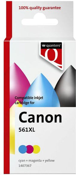 Inktcartridge Quantore alternatief tbv Canon CL561XL kleur | 1 stuk
