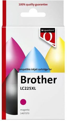 Inktcartridge quantore brother lc225xl rood | 1 stuk