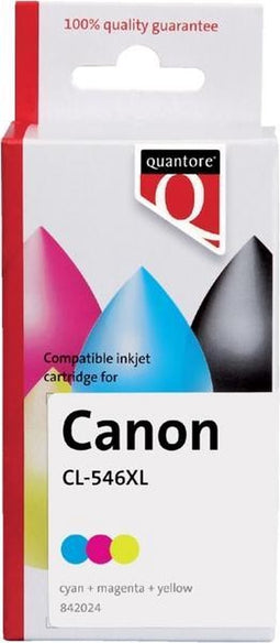 Inktcartridge Quantore Canon CL-546XL kleur | 1 stuk