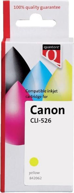 Inktcartridge Quantore Canon CLI-526 geel | 1 stuk