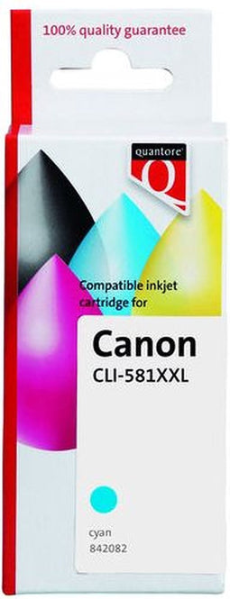 Inktcartridge Quantore Canon CLI-581XXL blauw | 1 stuk