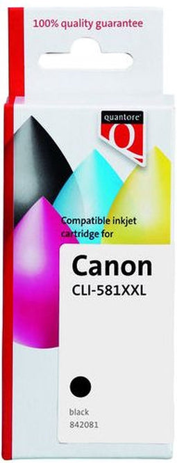 Inktcartridge Quantore Canon CLI-581XXL pigment zwart | 1 stuk