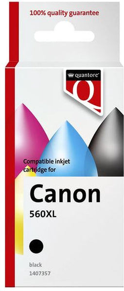 Inktcartridge quantore canon pg560xl zwart | 1 stuk