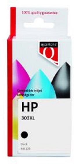 Inktcartridge quantore hp 303xl t6n04cn hc zwart | 1 stuk