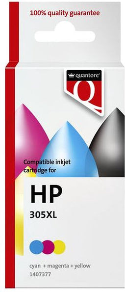 Inktcartridge quantore hp 305xl kleur | 1 stuk