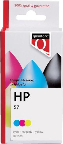 Inktcartridge quantore hp 57 c6657cn kleur | 1 stuk