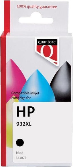 Inktcartridge quantore hp 932xl cn053cn hc zwart | 1 stuk