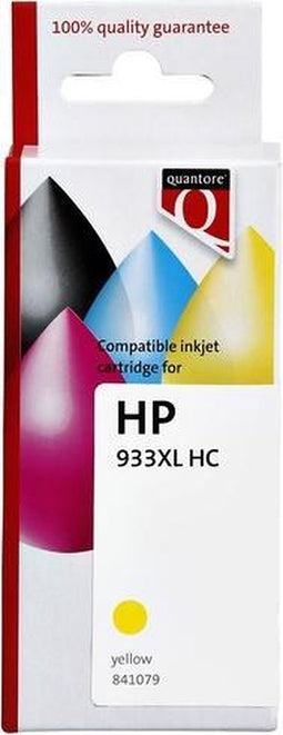Inktcartridge quantore hp 933xl cn056cn hc geel | 1 stuk