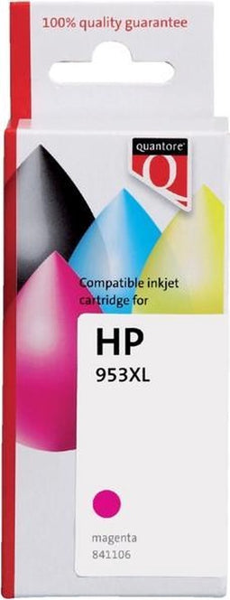 Inktcartridge quantore hp 953xl f6u17cn hc rood | Blister a 1 stuk