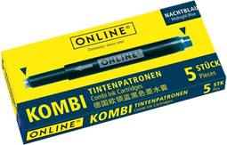 Inktpatroon online kombi 5st nachtblauw