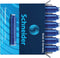 Inktpatroon Schneider din blauw | 50 stuks