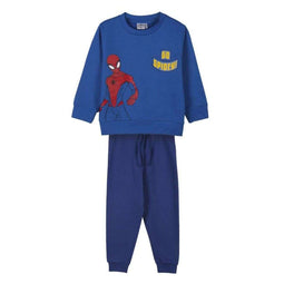 Joggingpak voor kinderen Spider-Man Blauw Maat 3 Jaar