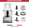 Magimix 3200XL - Foodprocessor - 650W - 3 kommen (2,6L 2,2L 1,2L)