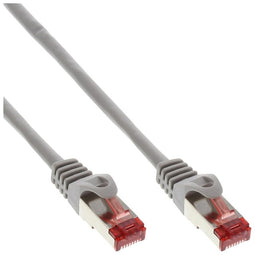 InLine - Kabel inline patch cat.6 s/ftp 1 meter grijs | 10 stuks