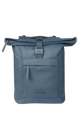 Basil Brooklyn - Dubbele fietstas - 41 Liter - Waterdicht - Incl. MIK adapterplaat - Gerecycled materiaal - blauw
