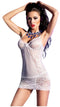 CHILIROSE - CR4323 DRESS WITH WHITE THONG L/XL