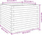 vidaXL - Plantenbak - 60x60x49,5 - cm - geïmpregneerd - grenenhout
