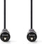 Nedis - Optische Audiokabel - TosLink Male - 3 m - Zwart