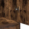 vidaXL - Dressoir - Rook - Eik - 40x41x75 - cm - Geengineerd - Hout