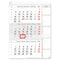 INNI - 3-Maandkalender 2023 INNI Manager compact-formaat notes | Doos a 10 stuk | 10 stuks