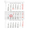 INNI - 3-Maandkalender 2023 Manager compact-formaat | Doos a 10 stuk | 10 stuks
