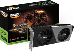 Inno3D GeForce RTX 4070 Ti SUPER Twin X2 - Videokaart - 16GB GDDR6X - PCIe 4.0 - 1x HDMI - 3x DisplayPort
