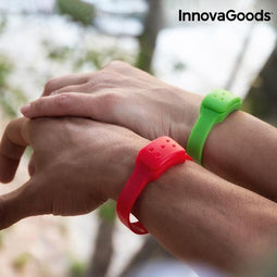 InnovaGoods Anti-Muggenarmband met Citronella - Groen