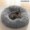 InnovaGoods - Dierenmand - 60cm - Hondenmand - Kattenmand - Fluffy - Anti Stress - Extra zacht - Anti Slip - Grijs