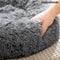 InnovaGoods - Dierenmand - 60cm - Hondenmand - Kattenmand - Fluffy - Anti Stress - Extra zacht - Anti Slip - Grijs