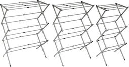 InnovaGoods - Inklapbare en uitschuifbare kledingdroger | 3 niveaus | 11 stangen | Metaal, Standaard, IJzer