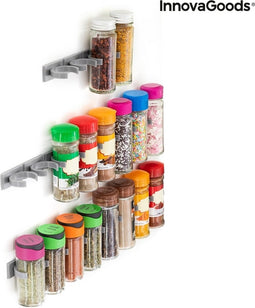 Innovagoods - Jarlock - Kruidenrek - Zelfklevend en verdeelbaar - Ophangbaar - 5ex