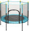 InnovaGoods - Kindertrampoline met Veiligheidsnet, Multifunctioneel, UV-bescherming en Waterdicht, Ideaal voor Kinderen ouder dan 3 Jaar, Ø140 x 121 cm, Blauw, Standar, Nylon Polypropyleen