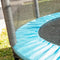 InnovaGoods - Kindertrampoline met Veiligheidsnet, Multifunctioneel, UV-bescherming en Waterdicht, Ideaal voor Kinderen ouder dan 3 Jaar, Ø140 x 121 cm, Blauw, Standar, Nylon Polypropyleen