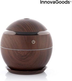 InnovaGoods Mini-Luchtbevochtiger Geurverspreider Dark Walnut