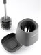InnovaGoods Rubberen toiletborstel - Antibacteriel - Zwart