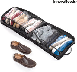 InnovaGoods® Schoenentas voor op reis Doshen (12 paar schoenen), organiseer je schoenen op een comfortabele en efficiënte manier, met een ruim en stevig ontwerp, ideaal voor reizen en verplaatsingen.