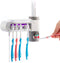 Innovagoods UV Tandenborstelsterilisator - Tandpastadispenser - Hygiënische Tandenborstelhouder