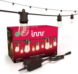 Innr Lichtsnoer Buiten 8m – Lichtslinger Buiten met 16 LED-lampjes – Smart Tuinverlichting werkt met Philips Hue* – Warm Wit Licht – ook voor Binnen