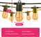 Innr Lichtsnoer Buiten 8m – Lichtslinger Buiten met 16 LED-lampjes – Smart Tuinverlichting werkt met Philips Hue* – Warm Wit Licht – ook voor Binnen