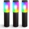 Innr Slimme Buitenverlichting Sokkellamp Color - Tuinverlichting, werkt met Philips Hue* - Tuinlamp met 16 Miljoen Kleuren en alle Wittinten - Zigbee Lamp Buiten - Dimbaar - 3-Pack