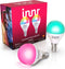 Innr Slimme E14 Mini LED Lamp - Werkt met Philips Hue*, Amazon Echo (4e gen) - Smart Lamp Wit en Gekleurd - Smart Bulb Zigbee - Dimbaar - 460 lumen - 2 Pack