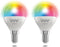 Innr Slimme E14 Mini LED Lamp - Werkt met Philips Hue*, Amazon Echo (4e gen) - Smart Lamp Wit en Gekleurd - Smart Bulb Zigbee - Dimbaar - 460 lumen - 2 Pack