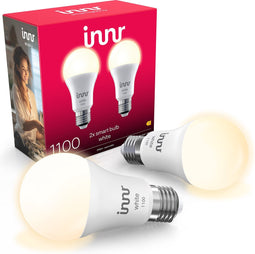 Innr Slimme E27 LED Lamp - Werkt met Philips Hue*, Amazon Echo (4e gen) - Smart Lamp Warm Wit - LED Lamp - Smart Bulb Zigbee - Dimbaar - 1150 lumen - 2 Pack